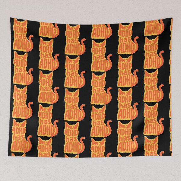 Item preview, Copy of My ADHD has ADHD Funny ADHD Cat designed and sold by T-version.