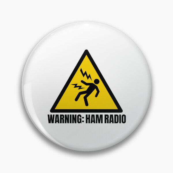 Item preview, Ham Radio Warning Sign Amateur Radio Operator designed and sold by AnnSign.