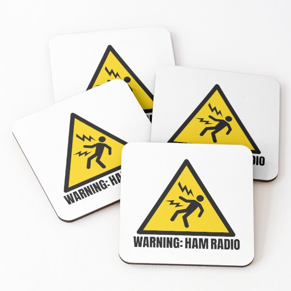 Item preview, Ham Radio Warning Sign Amateur Radio Operator designed and sold by AnnSign.