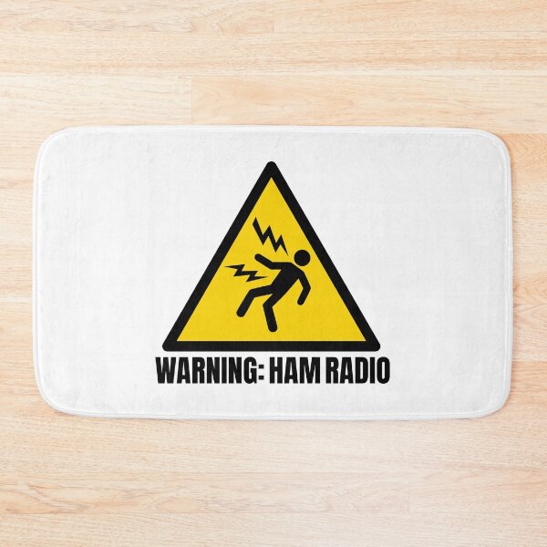 Item preview, Ham Radio Warning Sign Amateur Radio Operator designed and sold by AnnSign.