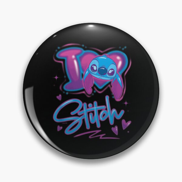 Item preview, Lilo & Stitch I Love Stitch Airbrush designed and sold by junglecolor.