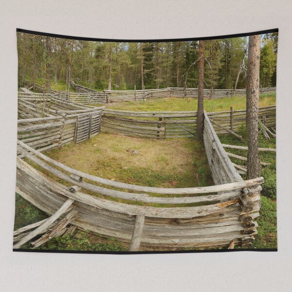 Item preview, Reindeer separation enclosure. Kiutakongas designed and sold by Jouko Lehto Photography.