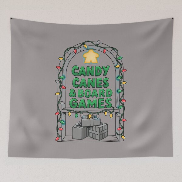 Item preview, Candy Canes & Board Games Christmas Tree-93 designed and sold by AndreaSauer.