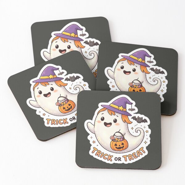 Item preview, Cute Trick or Treat Halloween Ghost designed and sold by ellieknight911.