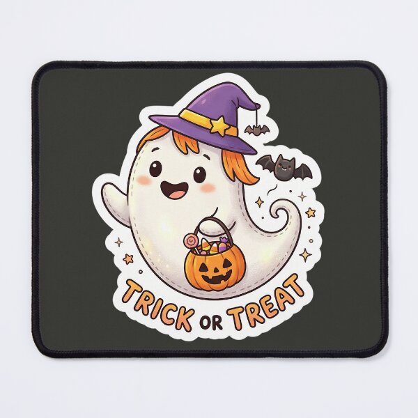 Item preview, Cute Trick or Treat Halloween Ghost designed and sold by ellieknight911.