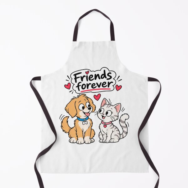 Item preview, Best Furry Friends– Cute Cartoon Dog and Cat Art designed and sold by SimonasPeace.