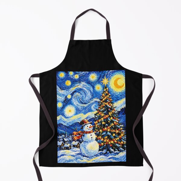 Item preview, Starry Night Inspired Christmas Art Style designed and sold by PrestonoPrescot.