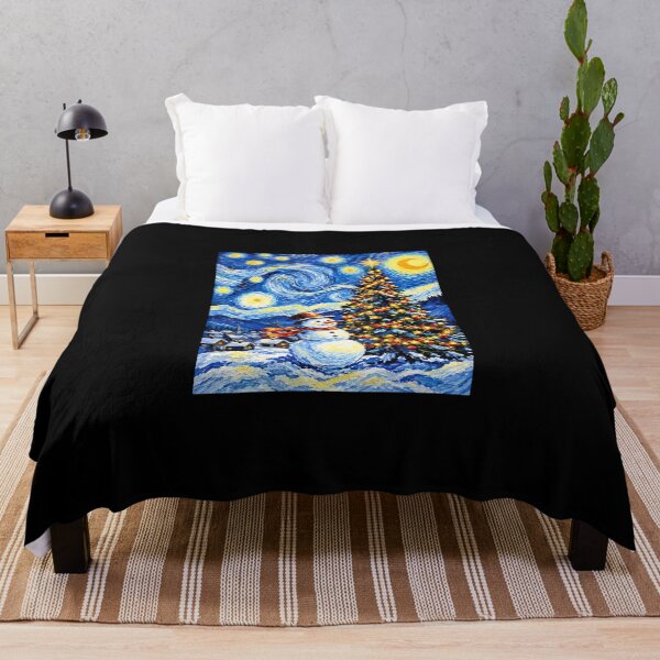 Item preview, Starry Night Inspired Christmas Art Style designed and sold by PrestonoPrescot.