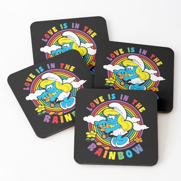 Item preview, The Smurfs Love Is In The Rainbow Smurfette Essential  designed and sold by circliqueart.