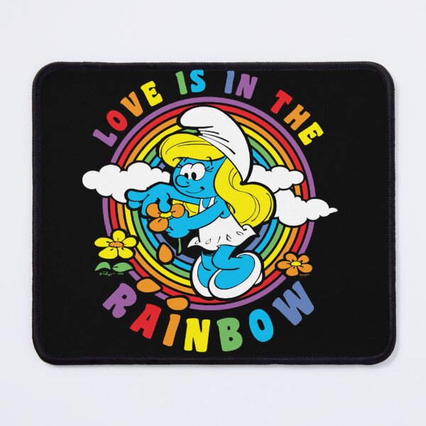 Item preview, The Smurfs Love Is In The Rainbow Smurfette Essential designed and sold by circliqueart.