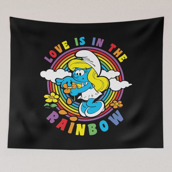 Item preview, The Smurfs Love Is In The Rainbow Smurfette Essential  designed and sold by circliqueart.