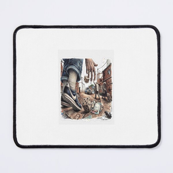 Item preview, Gritty Street Dice Chaos – F8tal Ink Underground Hand-Drawn Sticker designed and sold by F8tal Ink .
