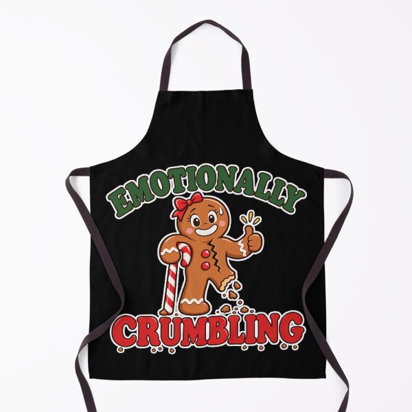 Item preview, Emotionally Crumbling Funny Gingerbread Man Christmas designed and sold by Ela-graphicwiz.