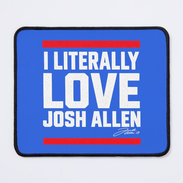 Item preview, I Literally Love Josh-Allen Signature Football Vintage designed and sold by Odditycalzon.
