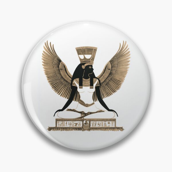 Item preview, Winged Egyptian Goddess – Divine Mythological Art designed and sold by Audra-studio.