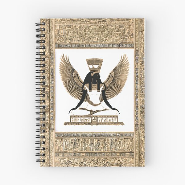 Item preview, Winged Egyptian Goddess – Divine Mythological Art designed and sold by Audra-studio.