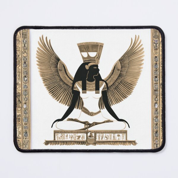 Item preview, Winged Egyptian Goddess – Divine Mythological Art designed and sold by Audra-studio.