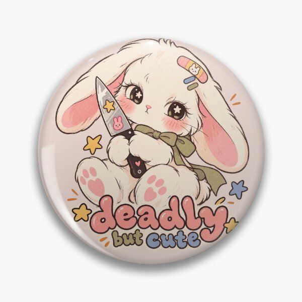 Item preview, Deadly But Cute Bunny With Knife designed and sold by thatsmaddierose.