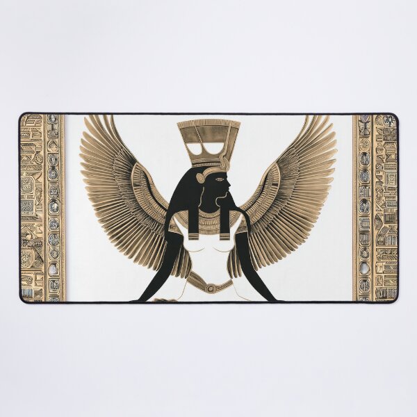 Item preview, Winged Egyptian Goddess – Divine Mythological Art designed and sold by Audra-studio.
