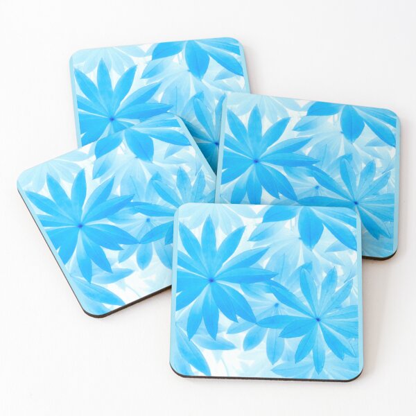 Item preview, Blue Floral Harmony Pattern designed and sold by Dew Drop Designs.