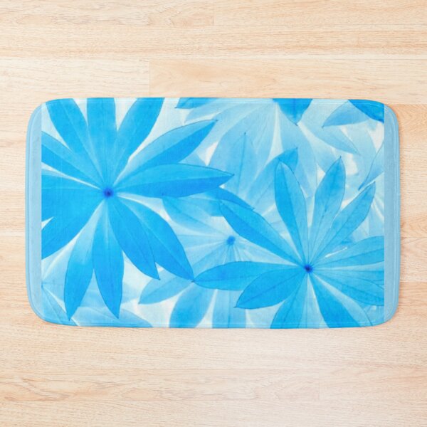 Item preview, Blue Floral Harmony Pattern designed and sold by Dew Drop Designs.