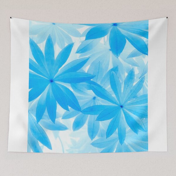 Item preview, Blue Floral Harmony Pattern designed and sold by Dew Drop Designs.