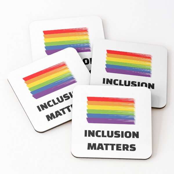 Item preview, Inclusion Matters Rainbow Flag designed and sold by Inspirationmotivation.