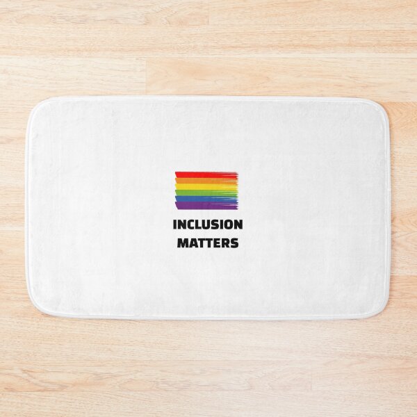 Item preview, Inclusion Matters Rainbow Flag designed and sold by Inspirationmotivation.