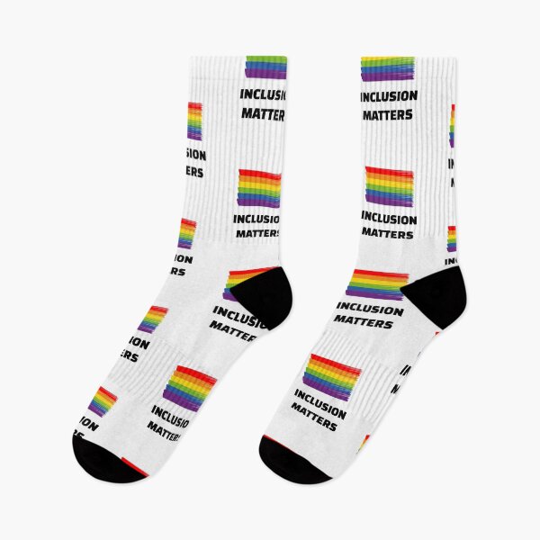 Item preview, Inclusion Matters Rainbow Flag designed and sold by Inspirationmotivation.