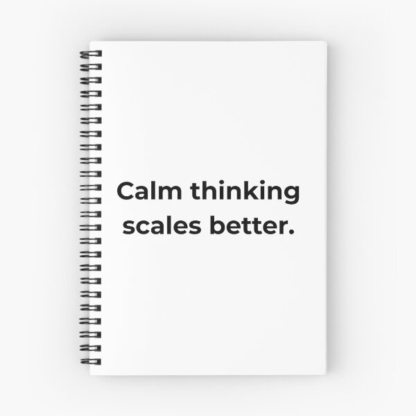 Item preview, Calm thinking scales better. designed and sold by MPSTUDIOPL.