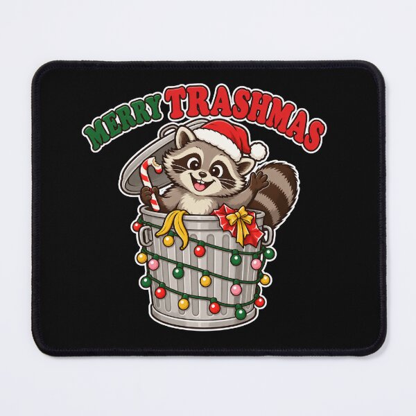 Item preview, Merry Trashmas Funny Raccoon Christmas Trash Panda designed and sold by Ela-graphicwiz.
