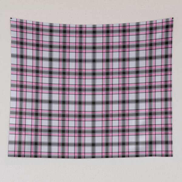 Item preview, Soft Pink Grey and Black Tartan Plaid designed and sold by The-Repository.