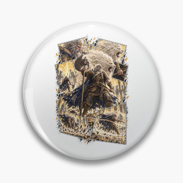 Item preview, Godfrey First Elden Lord Golden Battle Collage designed and sold by PrestonChild.
