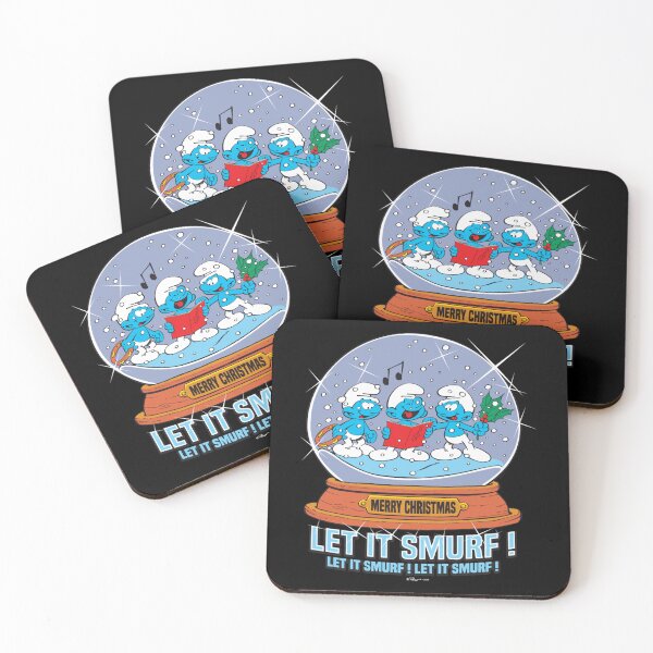 Item preview, The Smurfs Merry Christmas Let It Smurf! Let It Smurf Logo Essential  designed and sold by circliqueart.