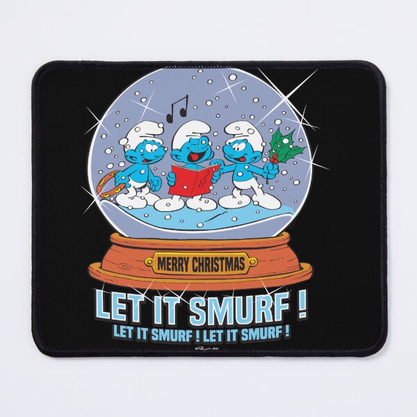 Item preview, The Smurfs Merry Christmas Let It Smurf! Let It Smurf Logo Essential designed and sold by circliqueart.