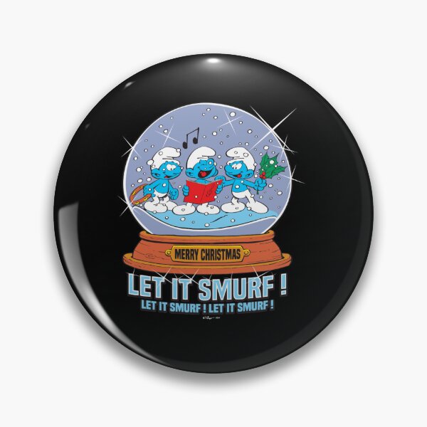 Item preview, The Smurfs Merry Christmas Let It Smurf! Let It Smurf Logo Essential  designed and sold by circliqueart.