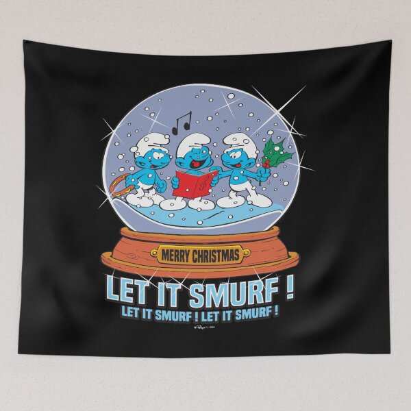 Item preview, The Smurfs Merry Christmas Let It Smurf! Let It Smurf Logo Essential  designed and sold by circliqueart.