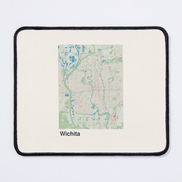 Item preview, Wichita Minimalistic Map Art designed and sold by MapsNerd.