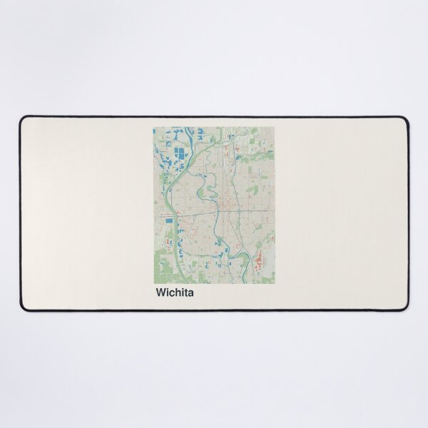 Item preview, Wichita Minimalistic Map Art designed and sold by MapsNerd.