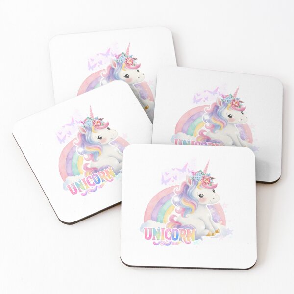 Item preview, Cute Pastel Unicorn Rainbow Sticker designed and sold by Ceylo Art.