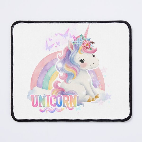 Item preview, Cute Pastel Unicorn Rainbow Sticker designed and sold by Ceylo Art.