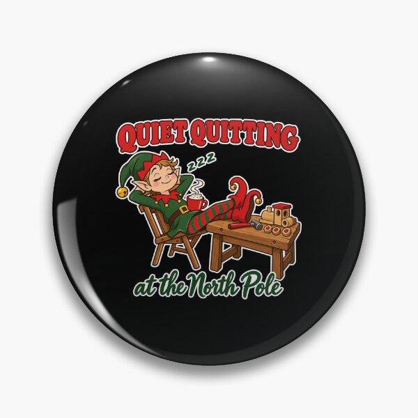 Item preview, Quiet Quitting at the North Pole Funny Elf Office Christmas designed and sold by Ela-graphicwiz.