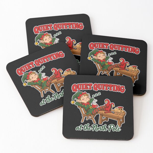 Item preview, Quiet Quitting at the North Pole Funny Elf Office Christmas designed and sold by Ela-graphicwiz.