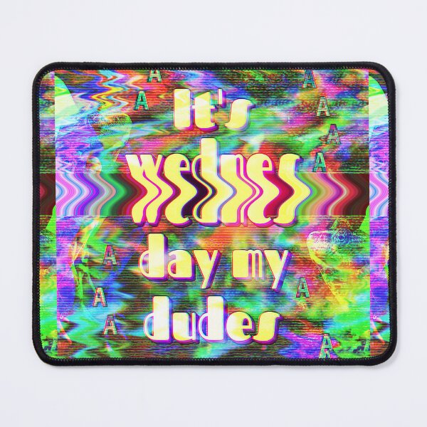 Item preview, It's wednesday my dudes (glitch style) designed and sold by Wiko Glitch.