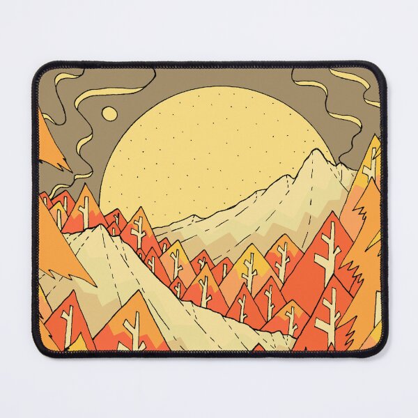 Item preview, autumn orange forest lands designed and sold by Swadeillustrations.