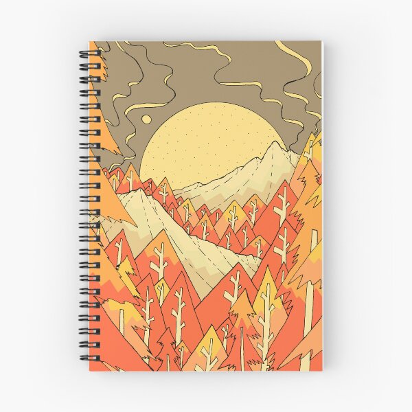 Item preview, autumn orange forest lands designed and sold by Swadeillustrations.