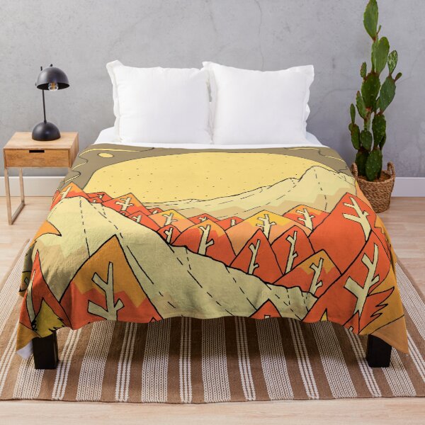 Item preview, autumn orange forest lands designed and sold by Swadeillustrations.