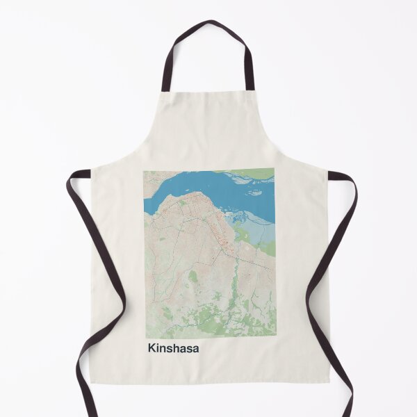 Item preview, Kinshasa Minimalistic Map Art designed and sold by MapsNerd.
