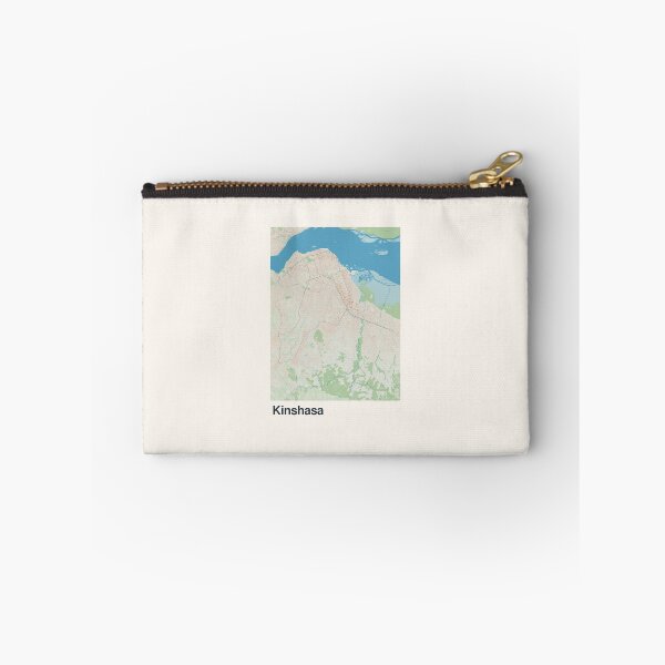 Item preview, Kinshasa Minimalistic Map Art designed and sold by MapsNerd.
