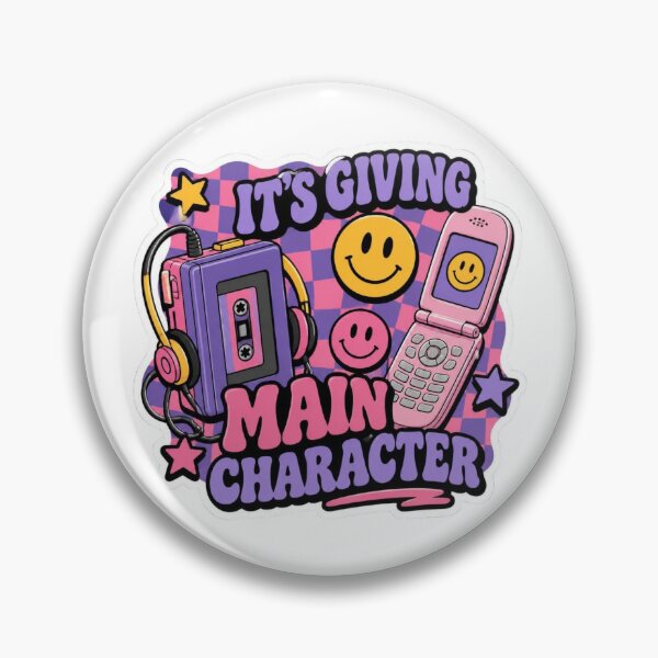 Item preview, It's Giving Main Character Retro Y2K Graphic designed and sold by creativerooney.